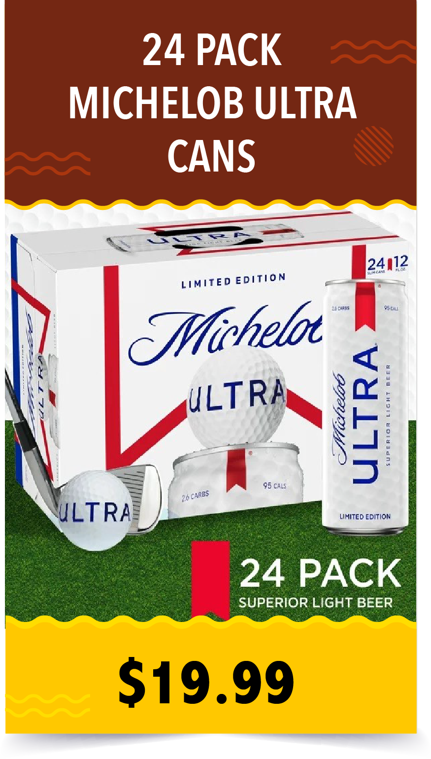 24 Pack Michelob Ultra